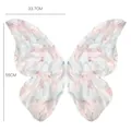 Alas de hada mariposa pastel para decoración de ramos de flores, altura 55 cm - Fantasma Azul / 1 paquete