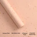 Korean Pink thick embossed petal paper for luxury flower wrapping, 50x70cm pack - Thickened Upgraded Version (50*70cm, 4 Sheets/Pack) / Korean Pink