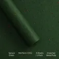 Dark spruce green embossed petal paper for floral wrapping, 50x70cm - Thickened Upgraded Version (50*70cm, 4 Sheets/Pack) / Spruce Green