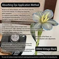 Professional 300ml Retro Black flower dye absorption agent for floral coloring - 300ml / Vintage Black