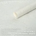 Papel de regalo floral blanco con textura alta calidad 50,5x70cm 5 hojas por paquete - 5 Piezas/Paquete (50.5x70cm) / Blanco