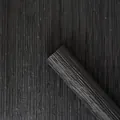 Premium black textured pleated crepe paper for DIY floral gift wrapping and craft art. - Pleated Texture / 5 Sheets (60x60cm) / Black