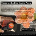 300ml Retro Orange flower dye for fresh rose absorption coloring - 300ml / Retro Orange