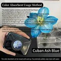 Professional 300ml Cuba Smoke Grey Blue flower dye for fresh rose absorption coloring - 300ml / Cuba Ash Blue