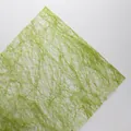 Light green decorative fiber mesh paper for elegant flower bouquet wrapping and DIY crafts. - Pack of 5 / Matcha Green