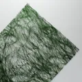 Dark green fiber straw mesh floral wrapping paper with a unique artistic hollow texture - Pack of 5 / Dark Green
