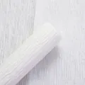 White pleated crepe paper for DIY floral bouquet wrapping and gift packaging decoration - 5 Sheets/Pack / Pure White