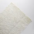 Off-white textured fiber mesh paper for elegant flower packaging and DIY floral art - Pack of 5 / Off White
