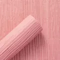 Premium pink pleated handmade wrapping paper for elegant flower bouquets and DIY gift packaging - 5 Sheets/Pack / Elegant Pink