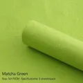 Matcha green textured Dongba paper for flower wrapping, 50x70cm, 5 sheets per pack - Large (50*70cm) - 5 Sheets/Pack / Matcha Green