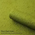 Premium spring green handmade textured Dongba paper for elegant flower bouquet wrapping - Large (50*70cm) - 5 Sheets/Pack / Spring Green
