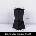 Black mini square floral bouquet liner insert for flower arrangement 16.5cm height - Mini Bouquet Holder-Mini / Black