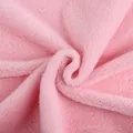 Zachte roze pluche flockstof voor luxe bloemstukken en doe-het-zelf handwerk projecten - 50x170cm / Roze