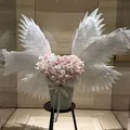 Ali elettriche bianche eleganti per decorazione bouquet e arte floreale a mano - Six-Wing Electric Set