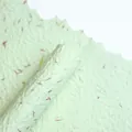 Light green textured handmade paper with dried flower petals for floral bouquet wrapping - 38x50cm (5 Sheets/Pack) / Milky Green