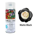 Matte black professional floral spray paint for fresh flower coloring and floral design - 450ml/Bottle / Matte Black