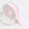 Pink double-sided matte satin ribbon roll for gift wrapping and floral decoration - 2.5cm (20 Yards) / Light Pink
