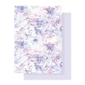 Carta da regalo floreale ad acquerello viola per bouquet di fiori fai da te e artigianato. - Carta Regalo Romantica Colorata Stile C / 10 Pezzi/Confezione