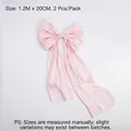 Pink pearlescent gauze ribbon for DIY bouquet decoration and French style gift wrapping - 2 Pieces/Pack (20cmx1.2m) / Light Pink