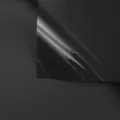 Thick black leather-textured waterproof flower wrapping paper with glossy finish detail. - Tipsy Black Wrapping Paper 53*44cm, 8 Sheets/Pack