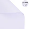 Carta regalo per fiori lilla impermeabile, confezione da 20 fogli, 50x52cm - 50*52cm (20 Fogli/Confezione) / viola lilla