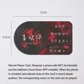 NFC music record player card with red rose design for personalized audio gift ideas - Record Player Cards - Like You (4 Sheets/Pack)
