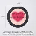 Romantic 10cm round NFC music record player card with pink heart design for gifts. - Record Player Cards - Sweet (4 Sheets/Pack)