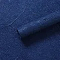 Deep blue stone texture hand-kneaded wrinkled paper for professional flower wrapping DIY - Sapphire Blue