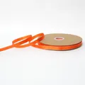 Vibrant 1cm orange satin ribbon with delicate gold edges for gift wrapping decor - 1.0cm * 100 Yards / Orange (Silver Edge)