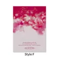 Model F romantic colorful fireworks theme floral gift wrapping paper for Valentines - Style F / Pack of 5