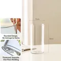 Clear cylindrical flower vase made of premium acrylic, 15cm width and 30cm height - Straight Cylinder Style (Acrylic Awakening Straight Bucket) / 15x30cm / Clear