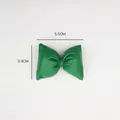 Accessorio fiocco in ecopelle verde imbottito, 5,5 cm x 3,3 cm per decorazioni fai-da-te - Fiocco / Piccolo (5.5x3.3cm) - 5 Pezzi/Confezione / verde retrò