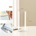 Modern transparent acrylic cylindrical flower vase 15cm diameter and 35cm height - Straight Cylinder Style (Acrylic Awakening Straight Bucket) / 15x35cm / Clear