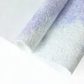 Papel de envolver arrugado con patrón de piedra y tinta violeta para ramos de flores - 5 Piezas/Paquete (40x60cm) / Púrpura crepúsculo