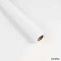 Roll of natural white linen fabric for flower bouquet wrapping and DIY crafts - 48cm*5 Yards / White