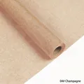 Champagne natural linen burlap fabric roll for flower bouquet wrapping and DIY crafts - 48cm*5 Yards / Champagne