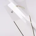 Elegant transparent flower bouquet bag with gold Hand Bouquets lettering detail - 30 Pieces/Pack (28x44cm) / White