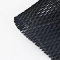 Eco-friendly black honeycomb wrapping paper for floral bouquets and gift packaging - 10 Pieces/Pack (50*40cm) / Dark Black