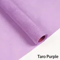 Φυσικό λινό ρολό σε χρώμα μωβ taro για περιτύλιγμα μπουκέτων και DIY - 48cm*5 Γιάρδες / Μοβ του Τάρο