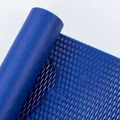 Royal blue honeycomb paper roll for eco-friendly flower and gift wrapping, mesh design. - Roll (50cm*10Y) / Klein Blue
