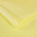 Premium gele doorschijnende bloemenverpakkingspapier met bubbeltextuur voor boeketten - Citroen Hard Snoep (02) / 10 Stuks/Pak (56x56cm)