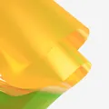 Película láser iridiscente traslúcida con degradado amarillo y verde para manualidades DIY - 15 Piezas/Paquete (50*50cm) / Citrino