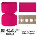 Hojas moldeadoras rojo rosa para ramos de flores paquete de 5 unidades 66x36cm - Pack de 5 / Rosa rojo