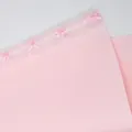 Papel de embalaje rosa con encaje blanco y pequeños lazos para ramos de flores y regalos - 52x58cm (5 Hojas/Paquete) / Rosa
