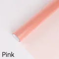 Premium translucent pink OPP jelly film flower wrapping paper for floral arrangements - 58cm x 10 Yards / Pink