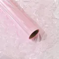 Pink iridescent cellophane wrapping paper roll for flower bouquets and crafts - 56cm*10m/1 Roll / Begonia
