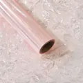 Iridescent pink waterproof cellophane wrapping paper roll for floral gift bouquets - 56cm*10m/1 Roll / Albizia