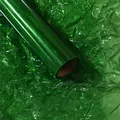 Emerald green waterproof cellophane wrap roll for floral packaging - 56cm*10m/1 Roll / Glazed Glass