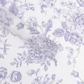 Vintage floral patterned tissue paper in elegant purple for luxury gift wrapping - Taro Purple Floral / 50x70cm (Pack of 20)