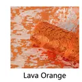 Premium lava-orangefarbener vergoldeter Netz-Tüllstoff für florale Geschenkverpackungen - 1 Rolle / Lava-Orange